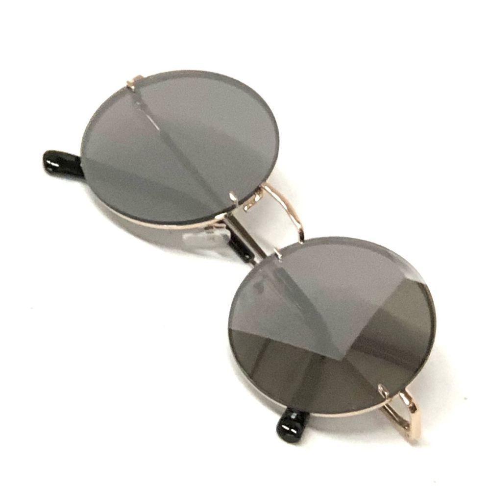 Round Metal Frame Sunglasses -rich golden frame by Palm Harbor Optics